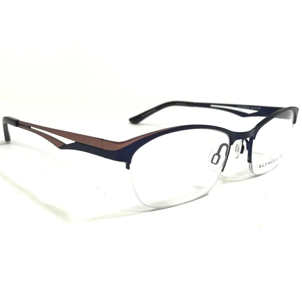 Alfred Sung Eyeglasses Frames AS5017 PLM Pink Rose Gold Purple Plum 51-18-135